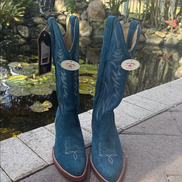 Shoes - Idyllwind Blue Heeled Boots